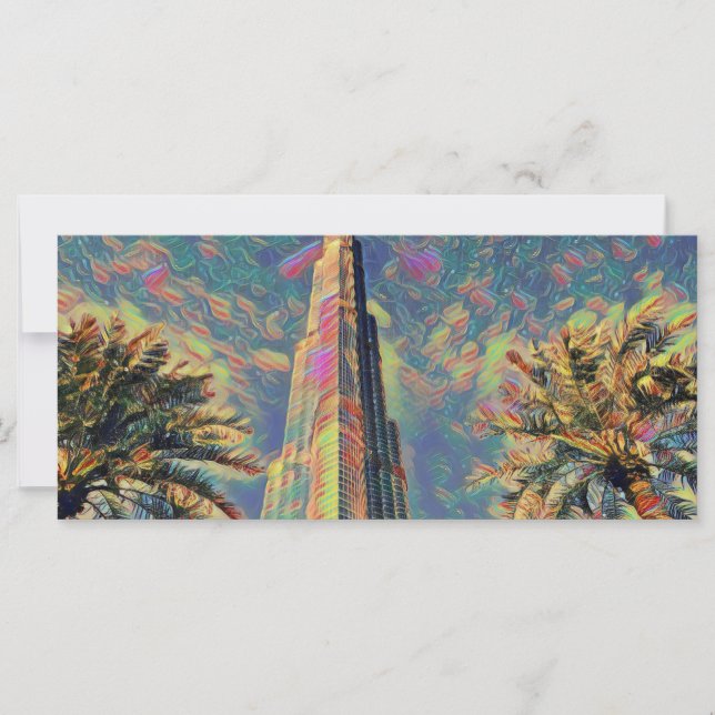 Burj Khalifa-målning (Framsida)