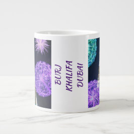 Burj Khalifa Modern Skyscrapers Dubai UAE Jumbo Mugg