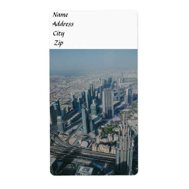 Burj Khalifa view,Dubai Fraktsedel (Framsidan)