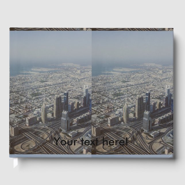 Burj Khalifa view, Dubai Gästböcker (Framsida)