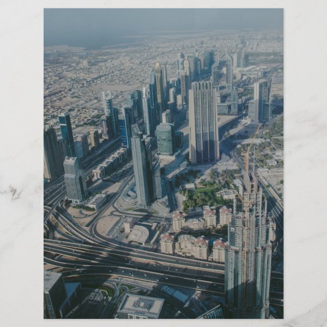 Burj Khalifa view,Dubai Reklamblad (Framsidan)