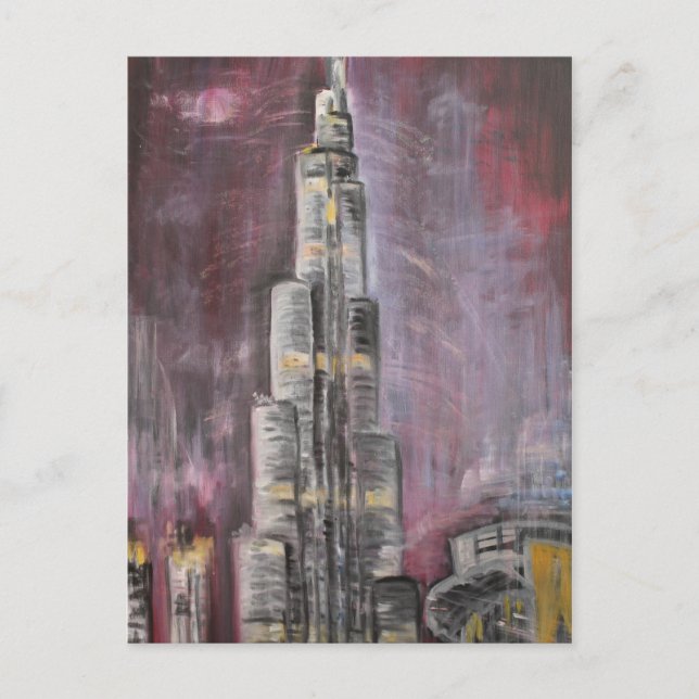 Burj Khalifa Vykort (Framsida)