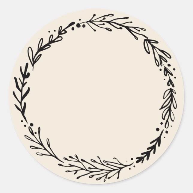 Burk / Blanka etikett II (Framsida)