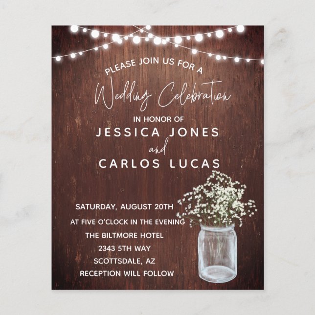 Burk budget för utandningsmunnen av Wood Gypsophil (Framsida)