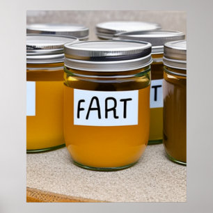 Burk i Homemade Farts Poster