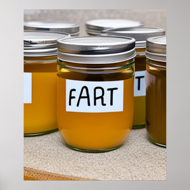 Burk i Homemade Farts Poster (Framsidan)
