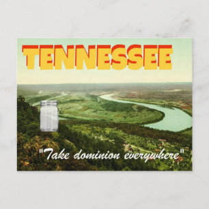 "Burk in Tennessee" Stevens-themed Postcard Vykort