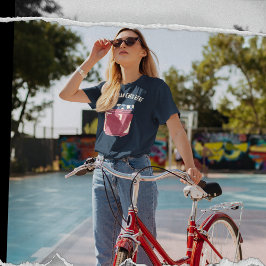 Burk-meddelandegrafik för Red Sylt eller Jelly Anp T Shirt