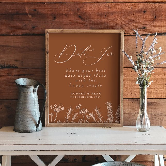 Burk-Möhippan för bränd Orange av jodblomma Poster (Skapare uppladdad)