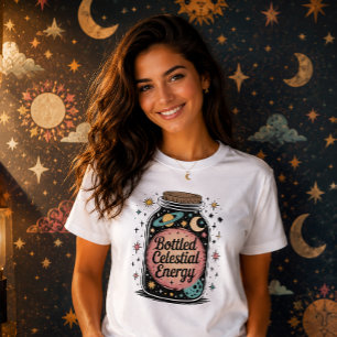 Burkad Celestial Energi Magisk Masonburk Galax T Shirt