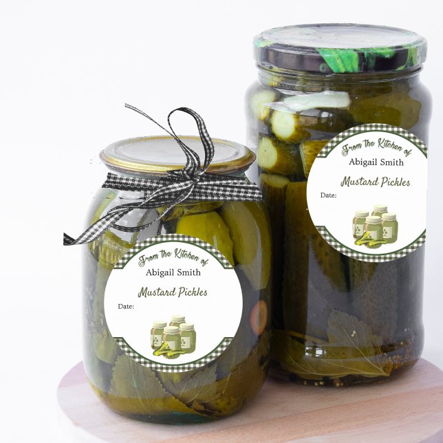 Burkar Etikett Pickles och Relish (Skapare uppladdad)