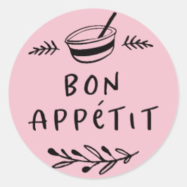 Burkar / Kryddor Bon Appétit Klistermärke Etikett