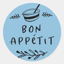 Burkar / Kryddor Bon Appétit Klistermärke Etikett