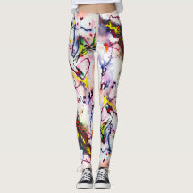 Burkay Electric Galaxy ArtLeggings