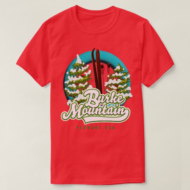 Burke bermont us ski t shirt (Design framsida)