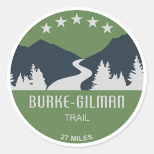 Burke-Gilman Trail Runt Klistermärke