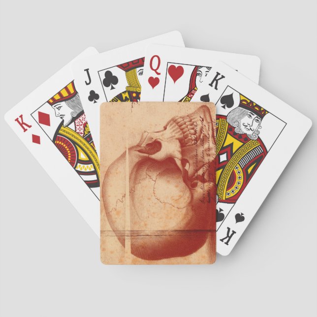 Burke & Hare skalllejkort Casinokort (Baksidan)