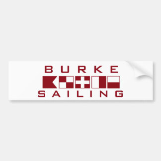 Burke Segelbåtsflaggor Bildörklistermärke Bildekal