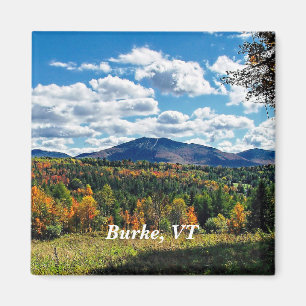 Burke, Vermont, vacker höst, Magnet