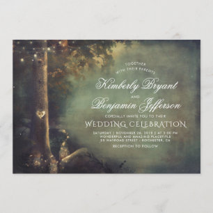 Burken för kärlekträdmasonen tänder lantligt inbjudningar