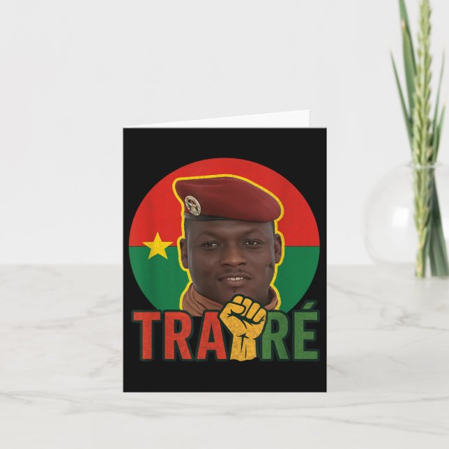 Burkina Faso - Bravo Kapten Ibrahim Traoré _ Thom Kort (Framsida)