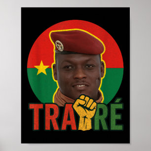 Burkina Faso - Bravo Kapten Ibrahim Traoré _ Thom Poster
