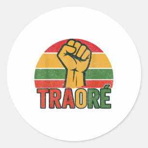 Burkina Faso - Bravo Kapten Ibrahim Traoré _ Thom Runt Klistermärke