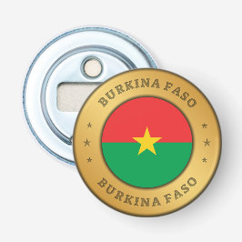Burkina Faso Flagga Flasköppnare