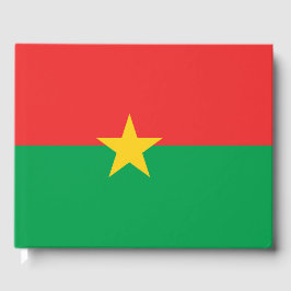 Burkina Faso flagga Gästböcker