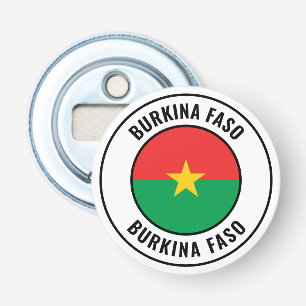 Burkina Faso Flagga Gorgous Patriotic Flaska-öppna Flasköppnare