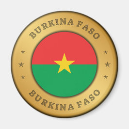 Burkina Faso Flagga Magnet