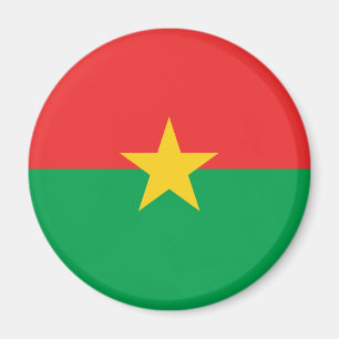 Burkina Faso Flagga Magnet