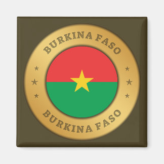 Burkina Faso Flagga Magnet
