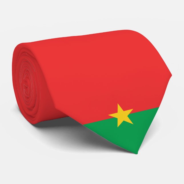 Burkina Faso Flagga Slips (Rullad)