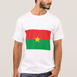 Burkina Faso Flagga T Shirt