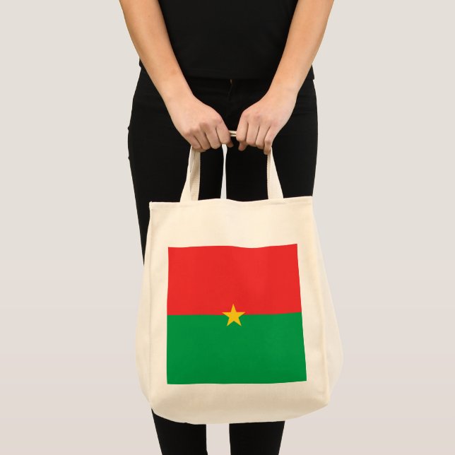 Burkina Faso flagga Tygkasse (Framsida (produkt))