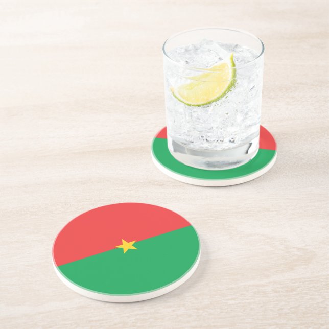 Burkina Faso flagga Underlägg (Sidan)