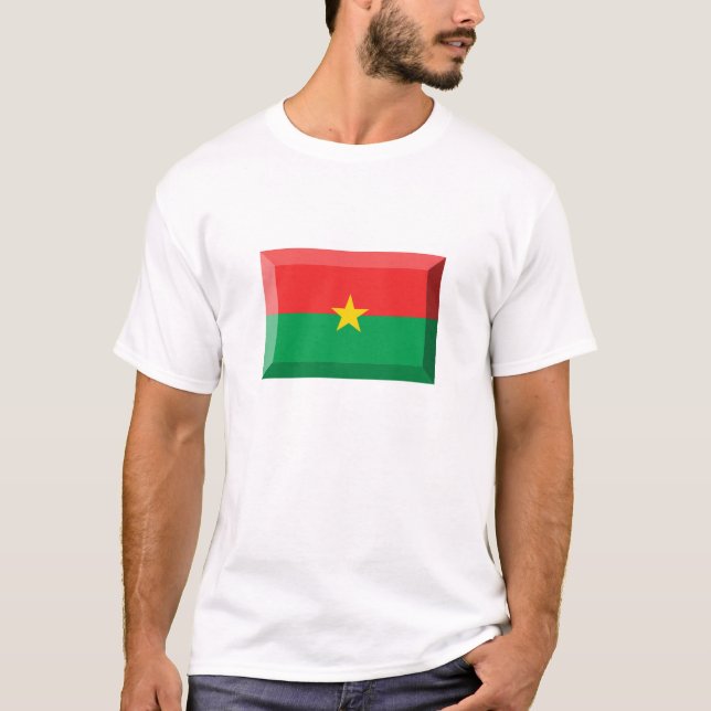Burkina Faso flaggajuvel Tee (Framsida)