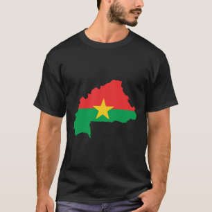Burkina Faso flaggakarta Tröja