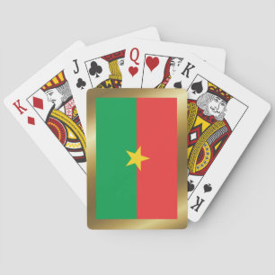 Burkina Faso Flaggspelkort Spelkort