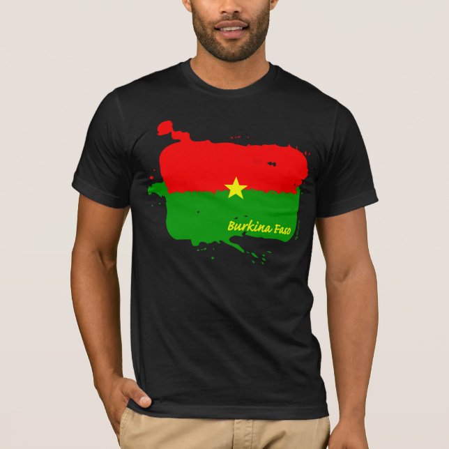 Burkina Faso (Grunge) Tee (Framsida)