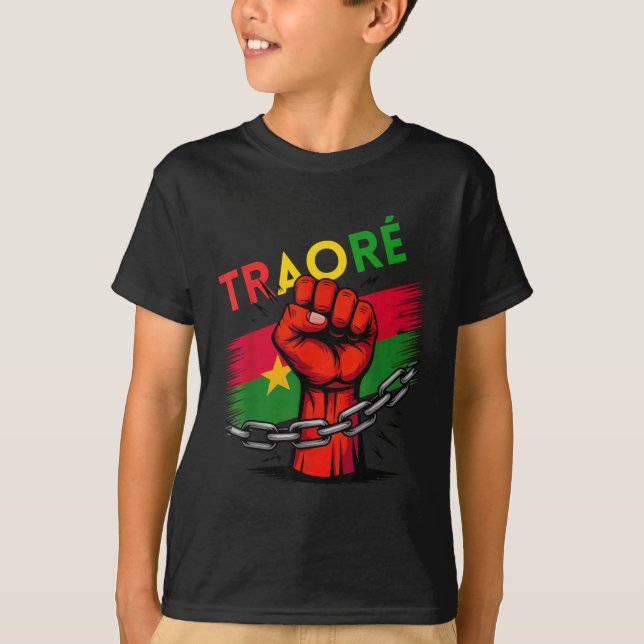Burkina Faso Ibrahim Traoré Shirt Thomas Sankara T (Framsida)