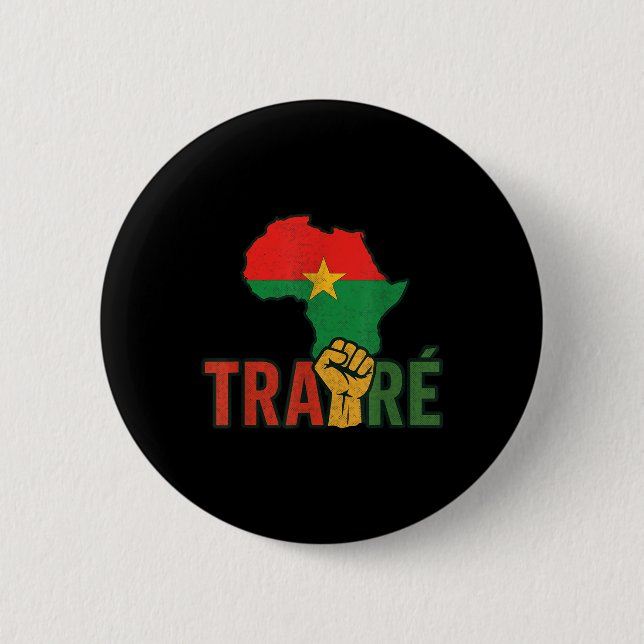 Burkina Faso-ibrahim Traoré _ Thomas Sankara Knapp (Framsida)