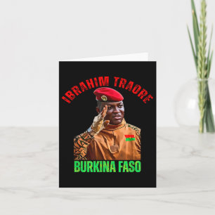 Burkina Faso- Ibrahim Traoré Thomas Sankara Kort