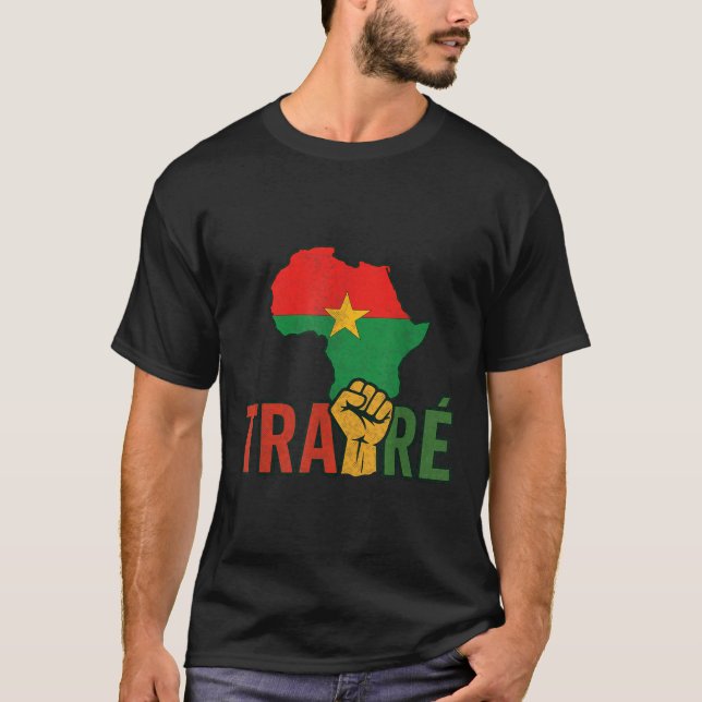 Burkina Faso-ibrahim Traoré _ Thomas Sankara T Shirt (Framsida)