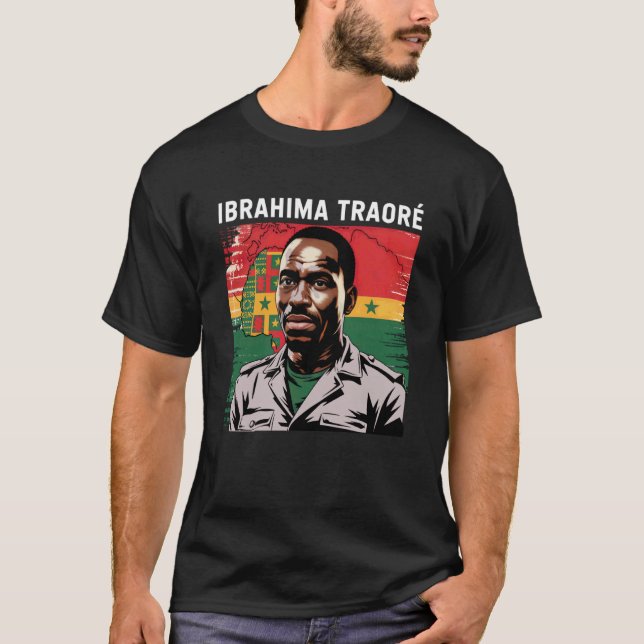 Burkina Faso Ibrahim Traoré Tröja Thomas Sankara T (Framsida)