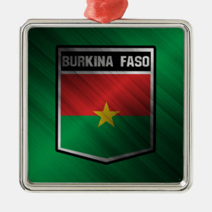 Burkina Faso Julgransprydnad Metall
