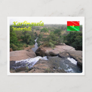 Burkina Faso - Karfinguela Waterfalls - Vykort