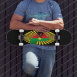 Burkina Faso Karta, Flagga och Revolution Fist Mini Skateboard Bräda 18,5 Cm<br><div class="desc">Burkina Faso karta med sin Flagga och en symbolisk Revolution Fist som representerar makt,  Stiga upp,  motstånd,  frihetskamp,  på Abstrakt Bright Sol Rays. Original Vector Illustration Copyright BluedarkArt ChameleonArt.</div>