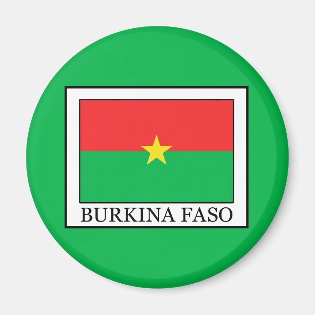 Burkina Faso Magnet (Framsidan)